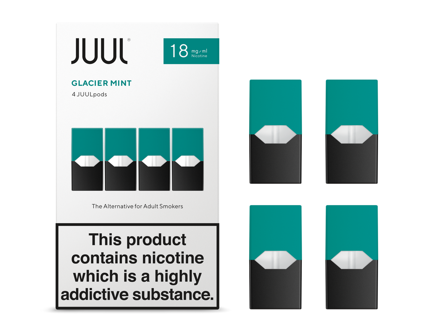 Juul | Glacier Mint UK 1,8%