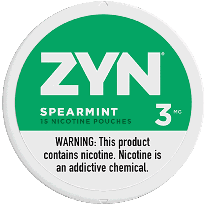 ZYN spearmint 3% pouche snus